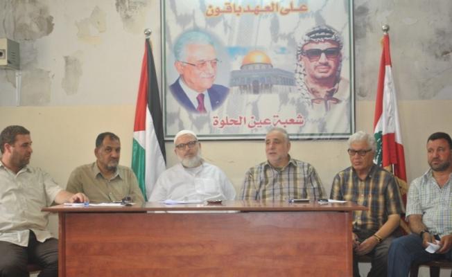 اللقاء السياسي في عين الحلوة 