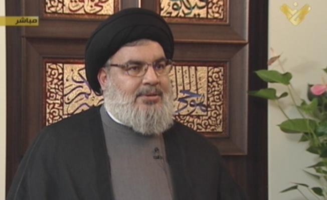 السيد نصر الله خلال المقابلة