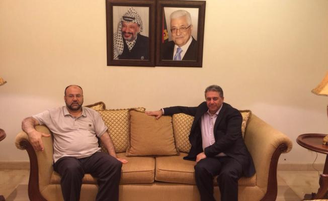 خلال لقاء عليبركة بالسفير الفلسطيني أشرف دبور