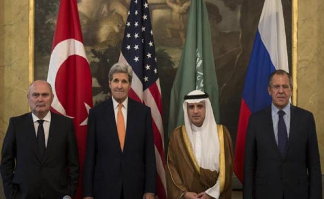 وزراء خارجية كل من روسيا والسعودية والولايات المتحدة وتركيا
