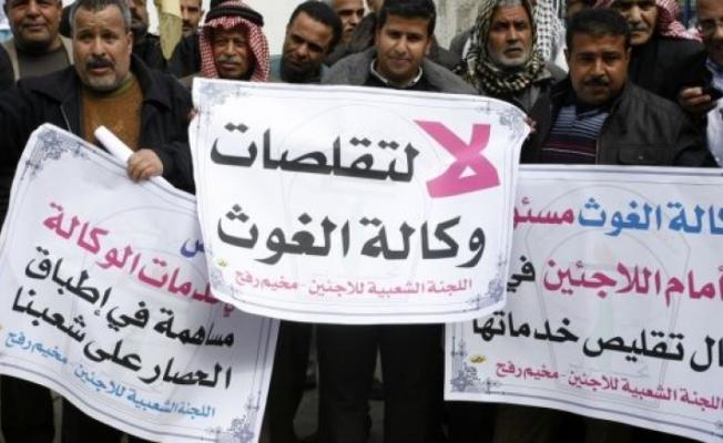 احتجاج على تقليص الأونروا