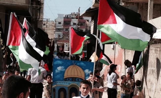 لقطة لمسيرة الكشاف أثناء المسيرة