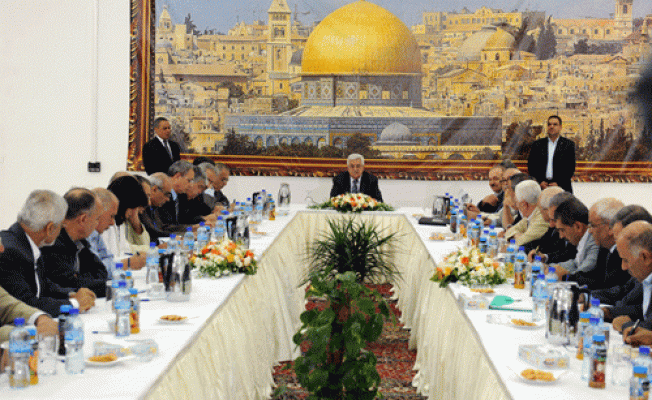 اجتماع القيادة الفلسطينية