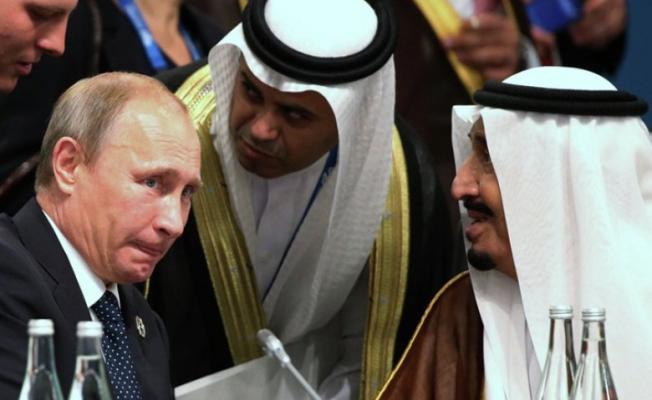 الملك سلمان و فلاديمير بوتين