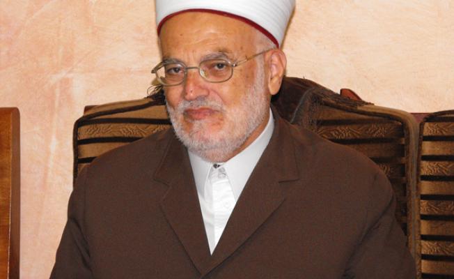 مفتي فلسطين وخطيب المسجد الأقصى المبارك، الشيخ كرمة صبري