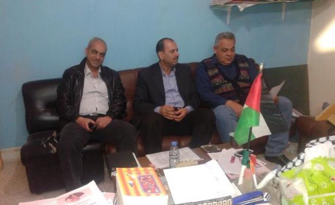 أثناء الزيارة في عين الحلوة