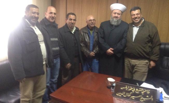 وفد الفصائل الفلسطينية والقاضي الشرعي في طرابلس 