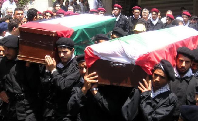 تشييع الشهيدين المجذوب (أرشيف) 