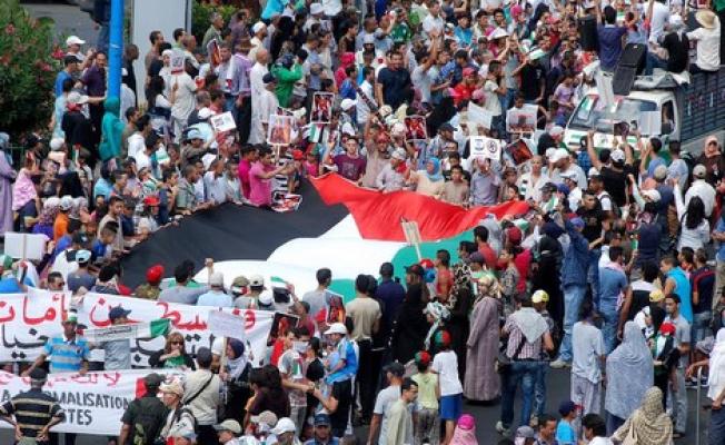مسيرة سابقة في قطاع غزة نصرة للمسجد الأقصى