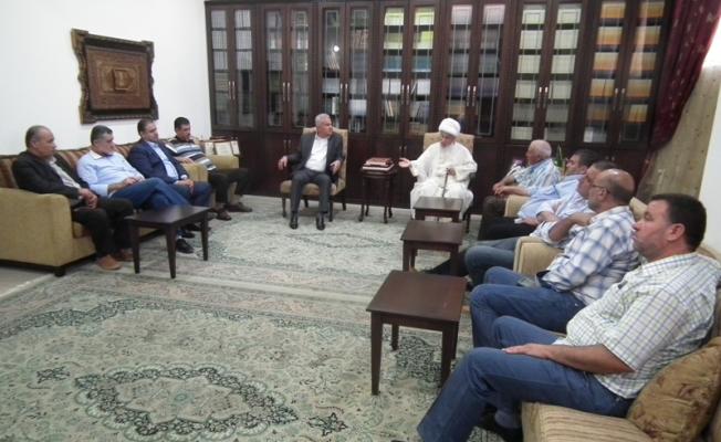 لقاء بين النابلسي واللجنة الأمنية الفلسطينية العليا