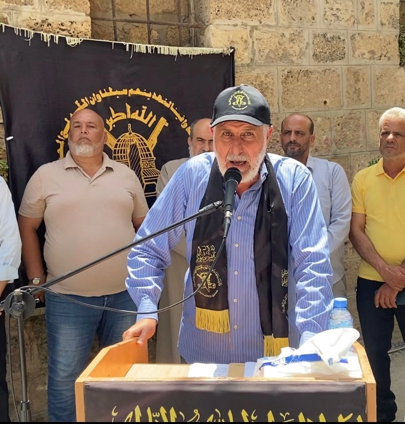 أبو العبد عوض خلال الوقفة