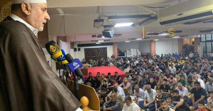 المدلل يلقي خطبة الجمعة في كلية الدعوة