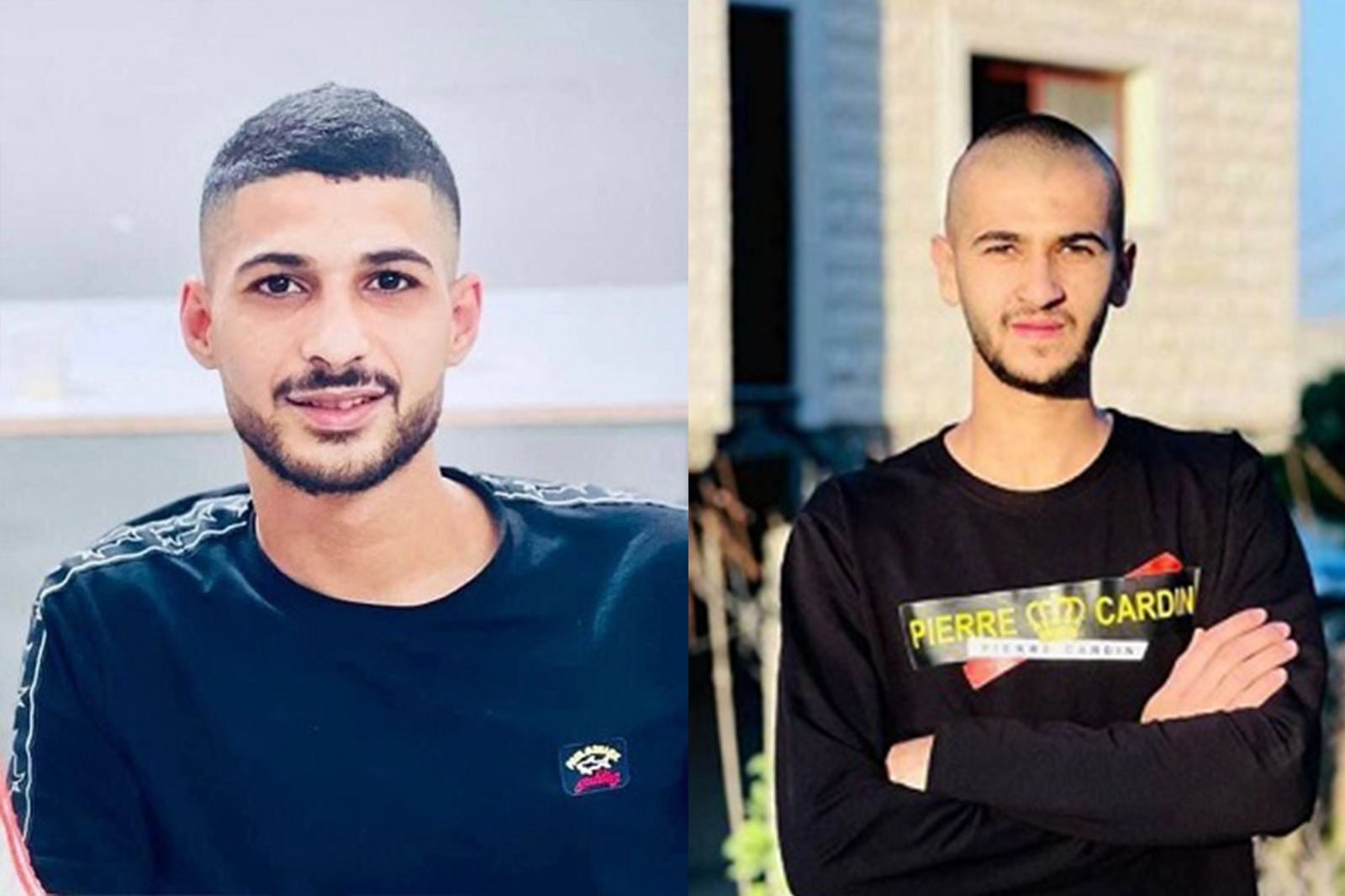 الشهيد محمود سامر جابر  (يمين) والشهيد غيث شحادة