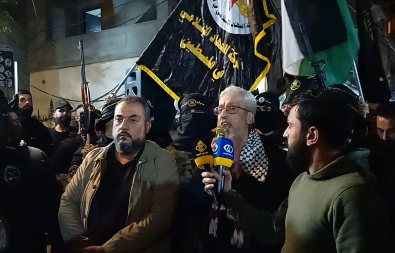 خلال المسيرة في برج البراجنة