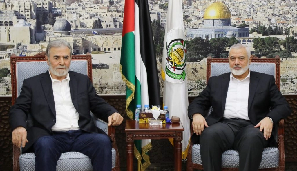 القائد زياد النخالة واسماعيل هنية