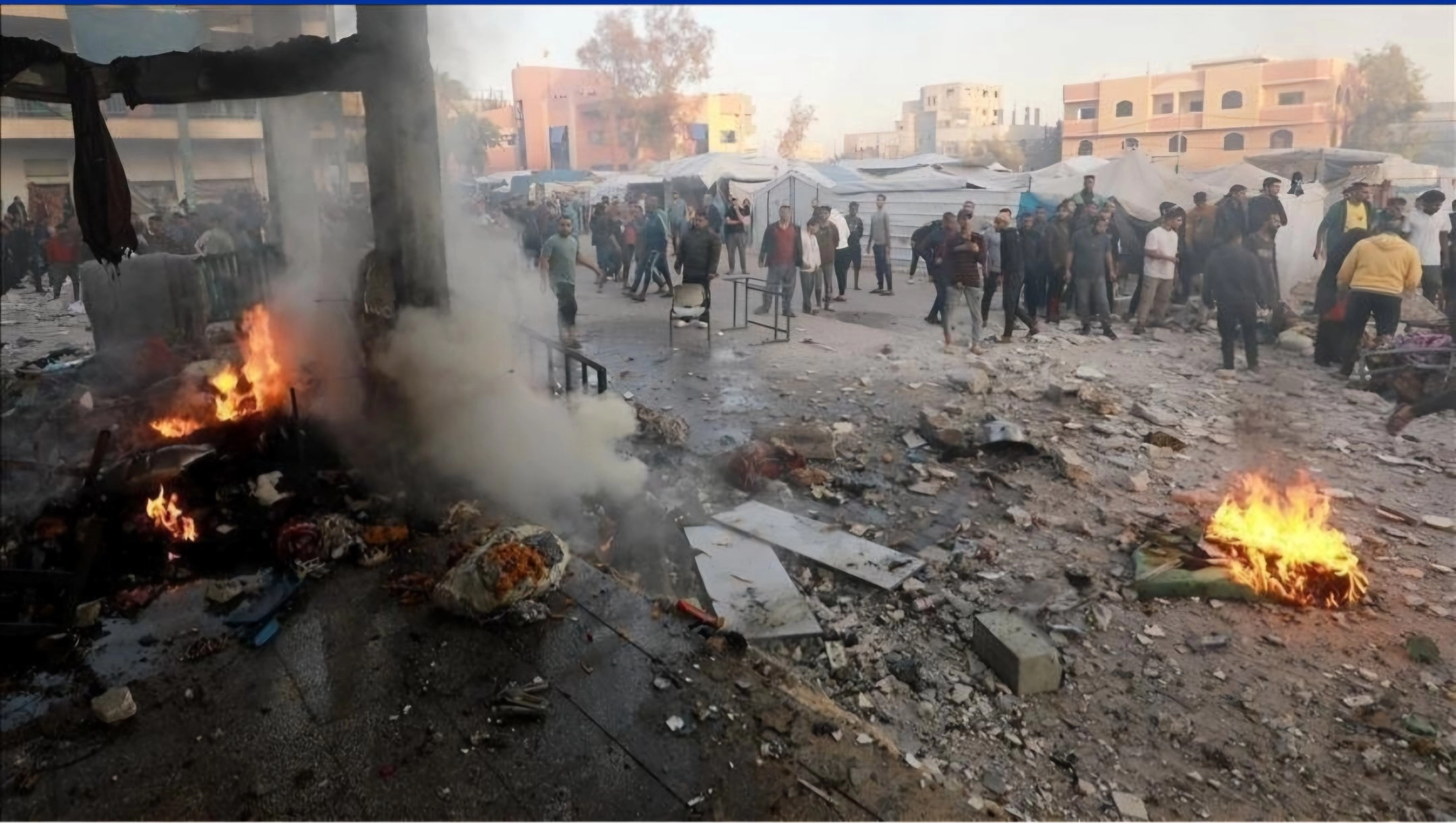 حرق-مستشفى-جمال-عدوان