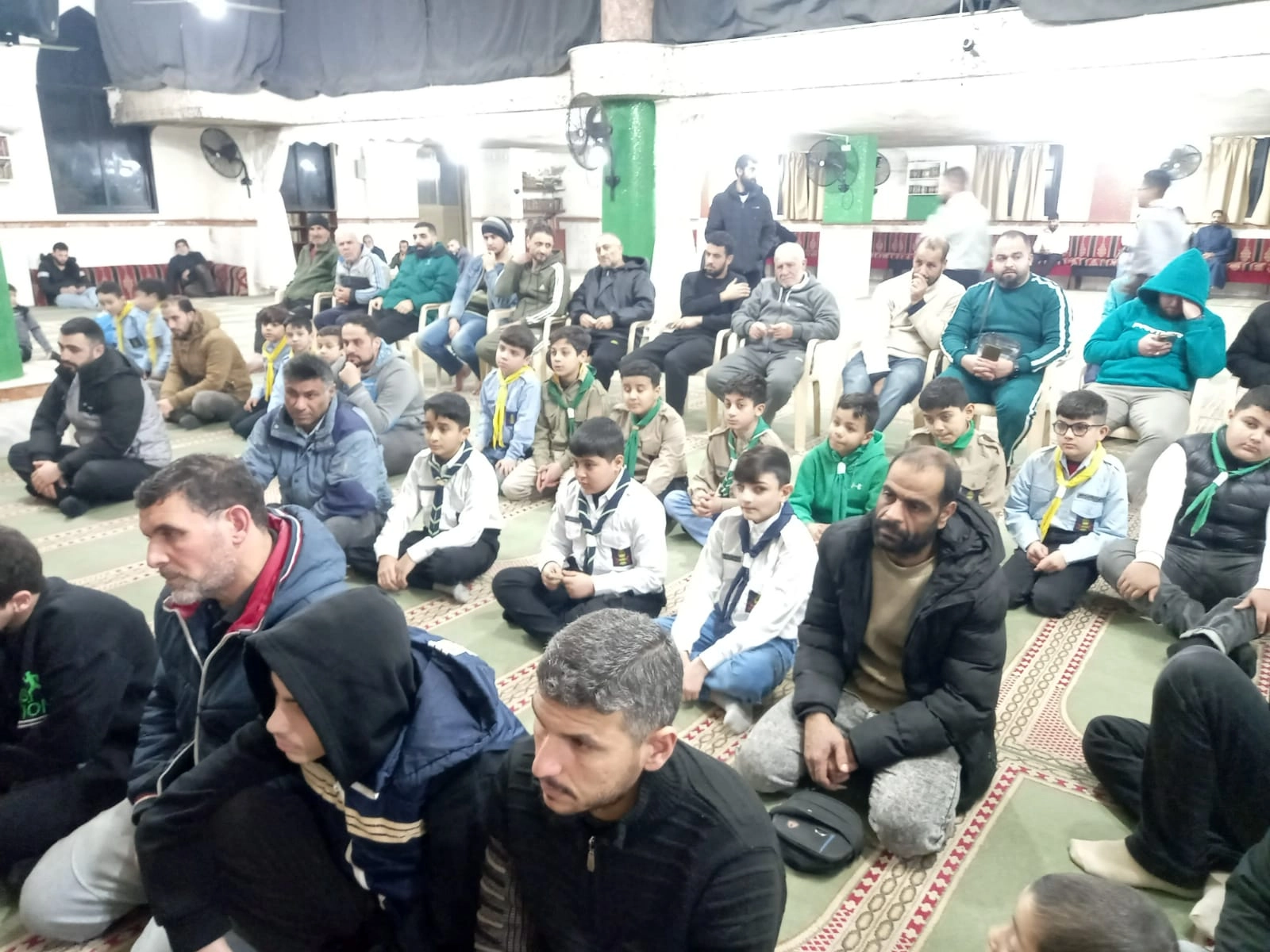جانب من حضور المحاضرة